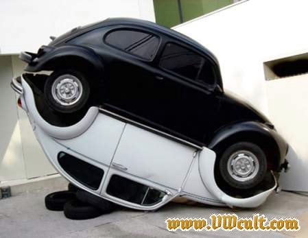 VW Beetle yin yang