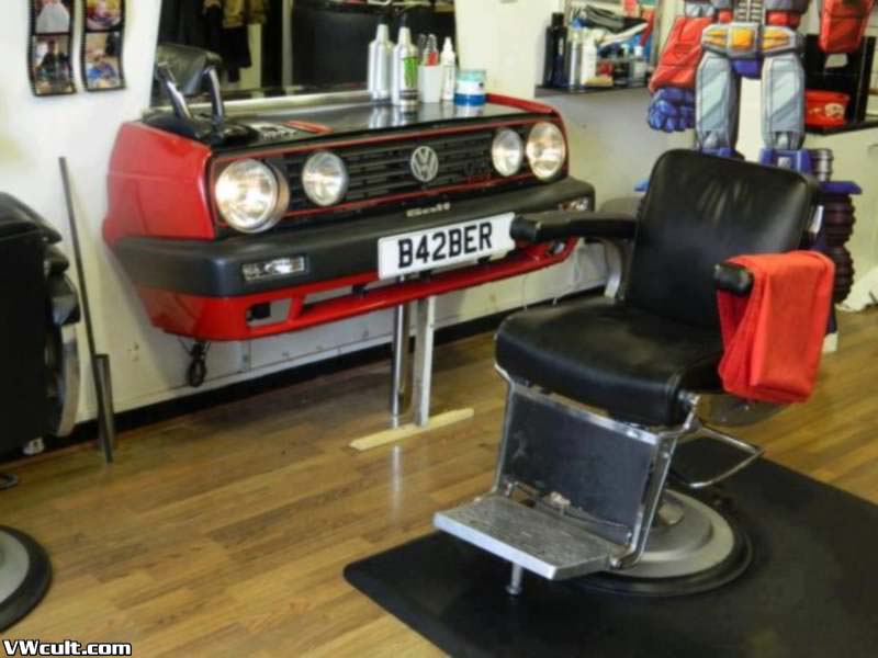 Barber and VW fan