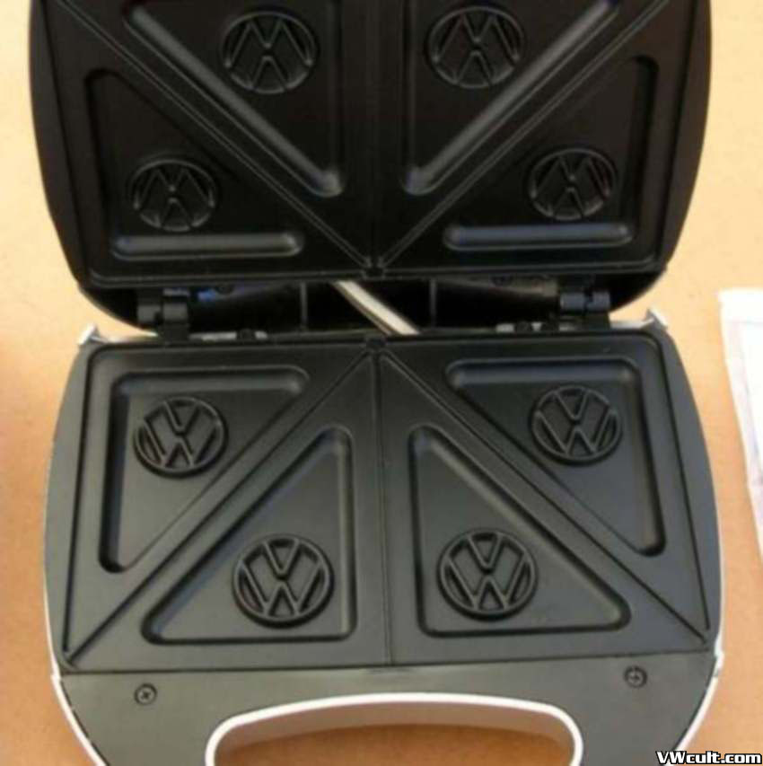 Toaster with VW logo