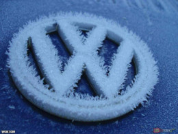 VW logo frost