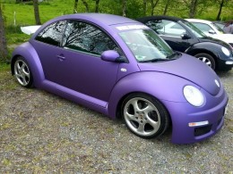 Volkswagen NewBeetle purple