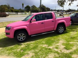 Pink VW Amarok
