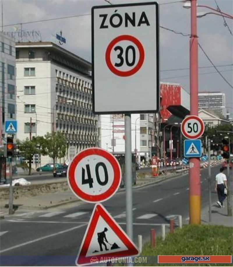 road signs in bratislava