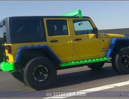jeep in lego style