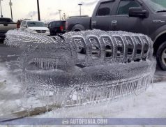 parking jeep ice