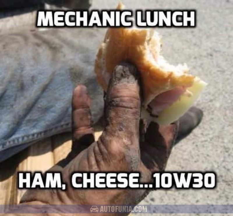 mechanic lunch