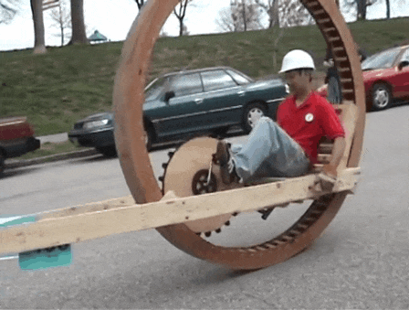 wooden mono wheels