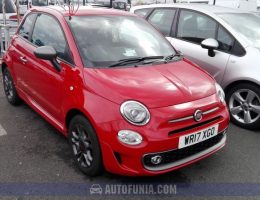 fiat 500s red