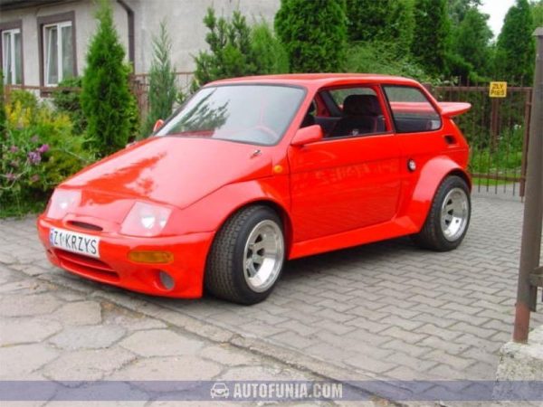 fiat 126p red tuning