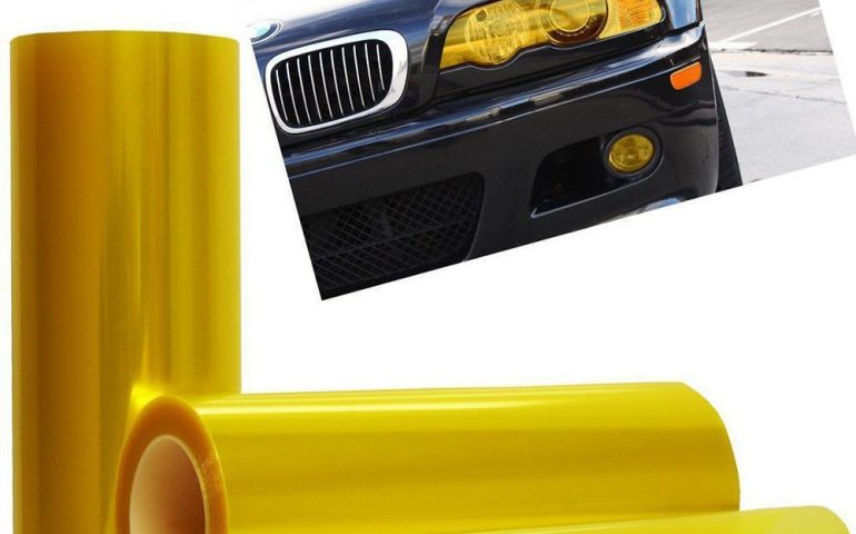 car headlights film sticker