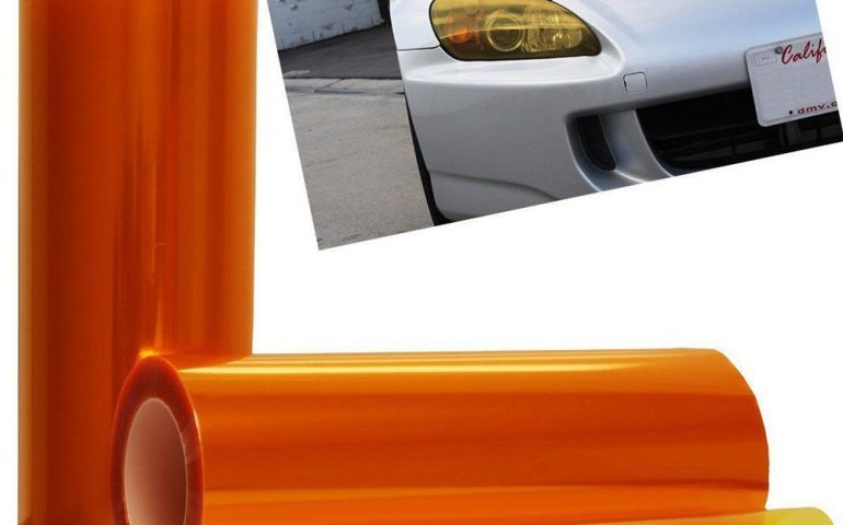 car headlights film sticker