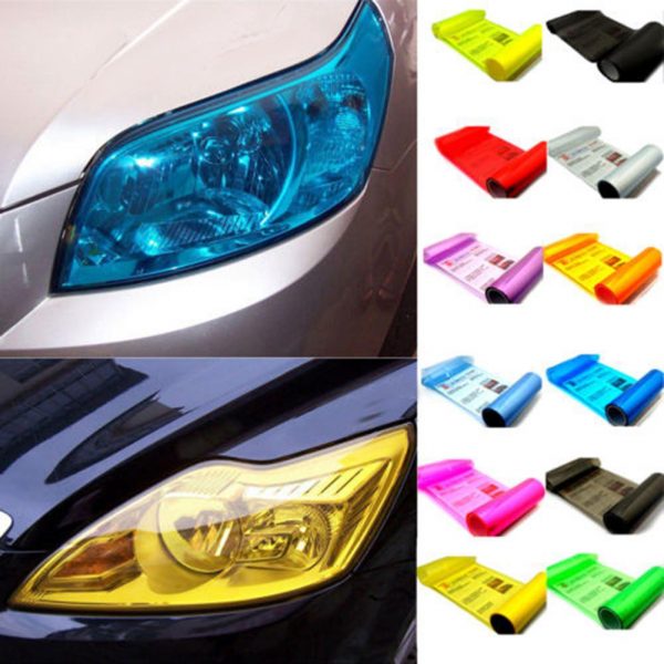 car headlights film sticker