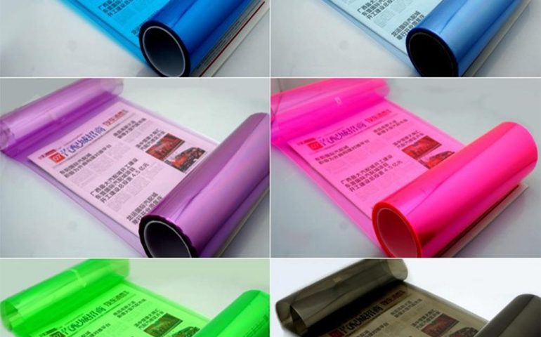 car headlights film sticker