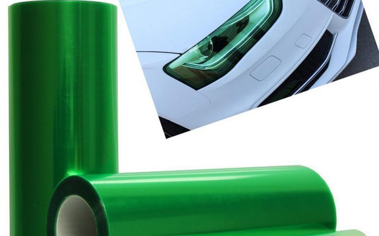 car headlights film sticker