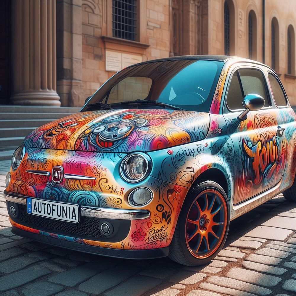 fiat 500 from AI