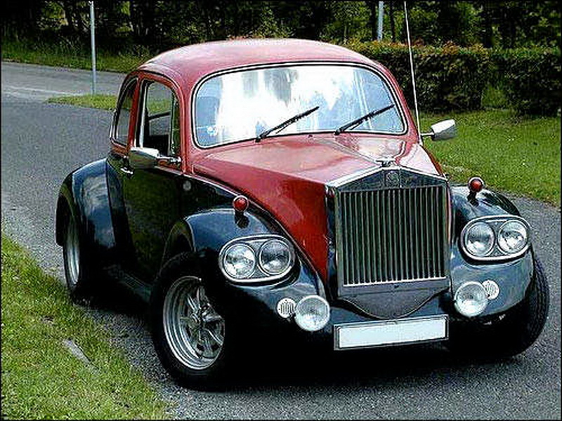 VW Beetle as Rolls Royce