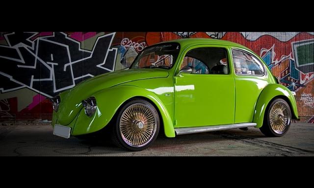 Volkswagen Beetle green