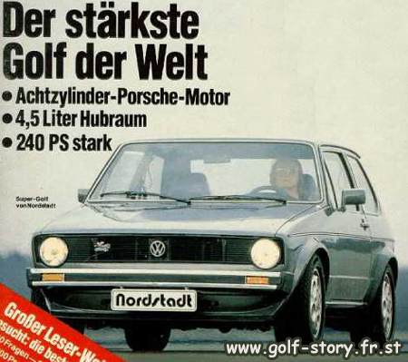 Volkswagen Golf 4.5liter Nordstadt